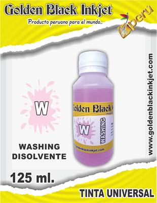 Frasco 125ml de DISOLVENTE para Impresoras HP, Canon, Epson, Brother, Lexmark